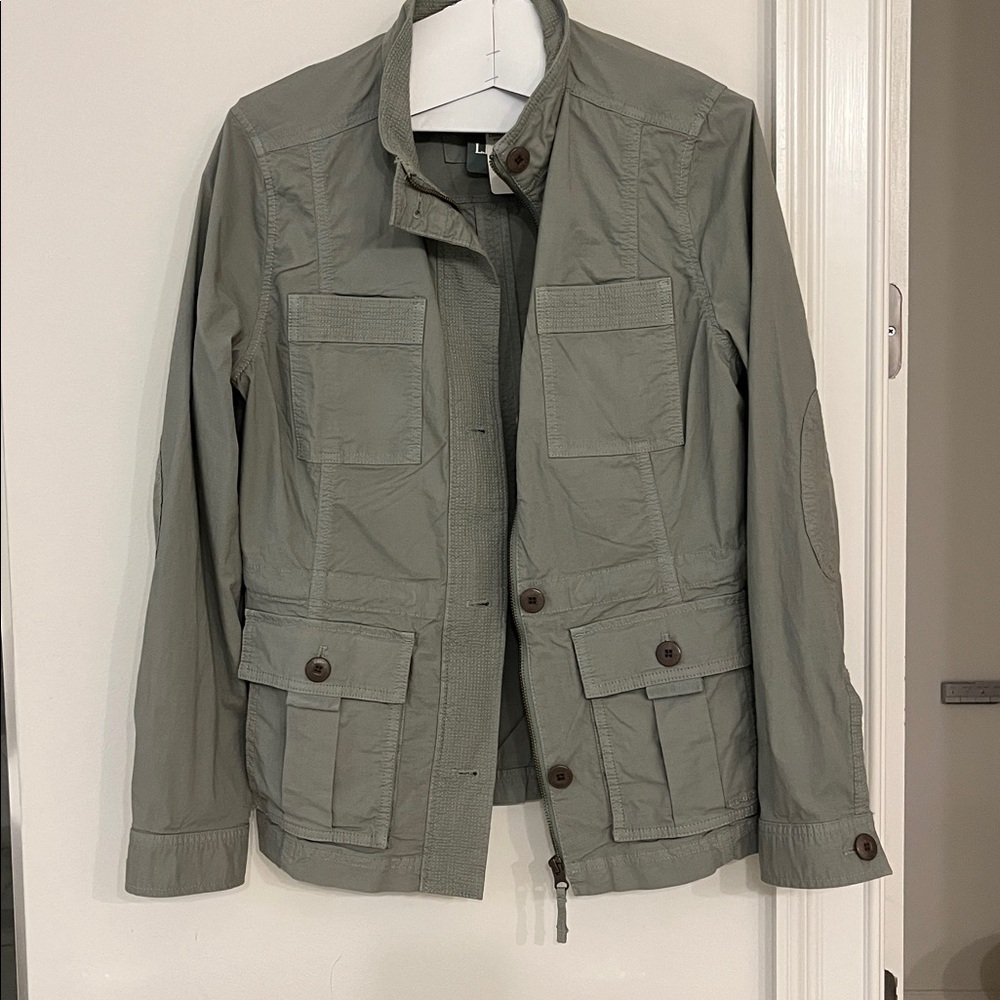 L.L. Bean Tan Utility Jacket